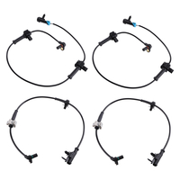 4Pcs ABS Wheel Speed Sensor Front Rear compatible for Chevy Silverado 1500 compatible for GMC Sierra 1500