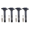 4pcs Ignition Coil4pcs Spark Plug compatible for Acura ILX compatible for Honda Accord Civic CR-V UF602