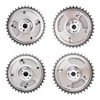 4PCS Intake＆Exhaust Camshaft Adjuster VVT Gear compatible for Hyundai Kia 11-2020 3.3L 3.8L