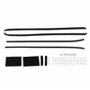 4Pcs LeftRight Weather Stripping Kit compatible for Chevy Camaro Pontiac Firebird 70-81