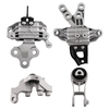 4pcs MotorTrans Mount compatible for Chrysler Pacifica 2017-2023 3.6L V6 A20070 A20025