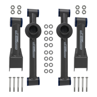 4Pcs Rear UpperLower Tubular Control Arms compatible for Ford Mustang 1979-2004 Gray