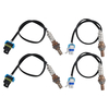 4PCS Up+Down Oxygen Sensor compatible for Cadillac Escalade ESV V8,  6.0L 2003-2006 234-4669