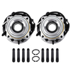 4WD Front Wheel Bearing and Hubs Set for 2017 - 2022 compatible for Ford F-250 F-350 Super Duty
