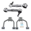 4x Adjustable Front Camber + Rear Toe Arms Kit for 2001-2005 04 compatible for Lexus IS300 XE10