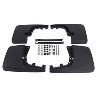4x Black Splash Guards Mud Flaps W/ Hardware compatible for Ford F-150 F150 F150 2021-2024