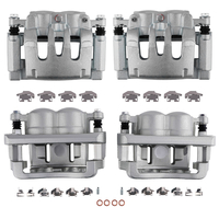 4x Brake Calipers compatible for Ford F-250/350 Super Duty 2008-2012 Front Rear 18-B5077
