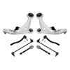 8Pcs Front Lower Control Arms w/Ball Joint Tie Rod compatible for Nissan Altima 2007-2013