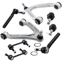 8pcs Front Suspension Control Arm Ball Joint Sway Bar Link Tie Rod compatible for Hummer H3