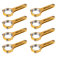 8Pcs H-Beam Connecting Rods+ARP Bolts compatible for Toyota Tundra compatible for Lexus 1UR 4.6L 3UR 5.7L