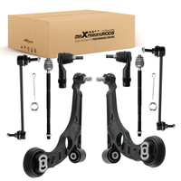 8x Front Lower Control Arms Tierods Sway Bars for 2013 2014 2015 2016 compatible for Dodge Dart