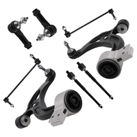 8x Front Lower Control Arms w/ Ball Joints Tie Rods Sway compatible for Ford Explorer 11-19
