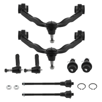 8x Front Upper Control Arm Ball Joint Tie Rod compatible for GMC Yukon Chevy Silverado 1500