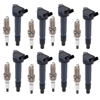8x Ignition Coil + 8x Spark Plug compatible for Lexus GX460 LS460 LS600h LX570 V8 4.6L 5.7L