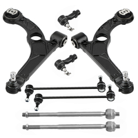 8x Suspension Front Lower Control Arm Kit Tierods Sway Bar compatible for Dodge Dart 13-16