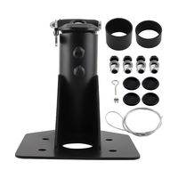 Adjustable 5th Wheel Gooseneck Adapter for RV Trailer 12 15 17 24, 000 lbs