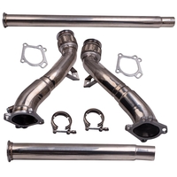 Compatible for Audi S4 B5 A6/Allroad C5 2.7L BiTurbo K04 RS6 Exhaust Downpipe Down pipe