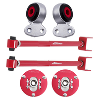 Compatible for BMW E46 Rear Control Camber Arms + Control Arm Bushings + Camber Plates