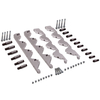 Compatible for Chevy big-block 454 Rocker Stud Girdle Kit Sliver W/ 7/16