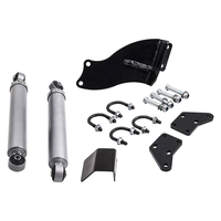 Compatible for Dodge Ram 2500 3500 Big bore 2014 15-18 Dual Steering Stabilizer Kit 