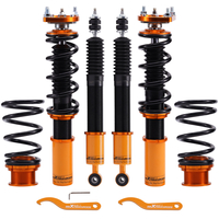 Compatible for Ford Mustang 4th 1994-04 Coilovers Suspension Shock Kits compatible 24 Ways Adj. Damper lowering kit