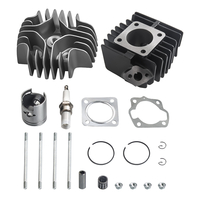Compatible for SUZUKI JR 50 JR50 Cylinder Engine Piston Ring Gasket Top End Kit 78-06 1987