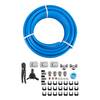 Compressed Air Line System Tubing Master Shop Piping 3/4in Leaks Air System Blue