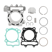 Cylinder Piston Rings Top End Gaskets Kit compatible for Kawasaki KX250F 04-08 RMZ250 04-06