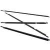Door Window Moulding Weatherstrip Seals compatible for Toyota Land Cruiser Prado 120 03-09