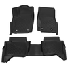 Floor Liner Mat compatible for Toyota Tacoma Double Cab 2024 All Weather Black New