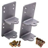 For C10 Truck LS for LSX Engine Swap Bracket Mount Pair with Bolts