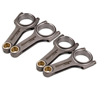 Forged H-Beam Connecting Rods+ARP2000 Bolts compatible for Honda Acura 2.3L F23A1-A7 141mm