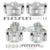 Four Brake Caliper Complete Set compatible for Honda Civic DX/EX/LX 2006-11 19B1832 19B1833