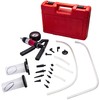 Hand Held Vacuum Pump Brake Bleeder Set Bleed tester Tool Kit 2 Jars Car Bike