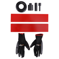 Hydraulic Shop Press Accessory Kit 50T W/ Press Plates Punches 6 Piece Set