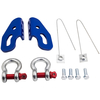 Recovery Tow Points W/shackles compatible for Nissan Patrol Gu Series 3,  4,  5 10mm Steel