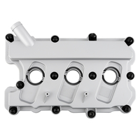 Right Valve Cover w/ Gasket compatible for Audi A4 A5 A6 Quattro compatible for VW Touareg V6 3.0L 08-17