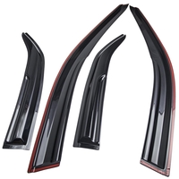 Smoke Acrylic Window Visor Sun Rain Guard Vent Shade compatible for Toyota Camry 2012-2017