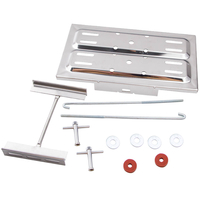 Stainless Steel Universal Battery Tray Holder Hold Down Kit Street Hot Rod Race