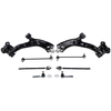 Suspension Kit Tie Rod End Control Arm W/Ball Joint Sway Bar compatible for Honda CR-V 2007