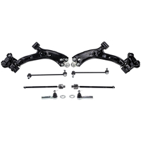 Suspension Kit Tie Rod End Control Arm W/Ball Joint Sway Bar compatible for Honda CR-V 2007