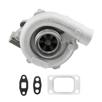 T04E T3T4 turbo. 63 A/R Turbo/turbocharger Turbine 5 Bolts Flange COMPRESSOR 400+HP BOOST STAGE III