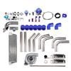 T3 T4 T04E Universal Turbo Stage III+Wastegate+Turbo Intercooler+piping 10PC Kit