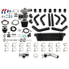 T3/T4 Turbo+Intercooler+Piping+Wastegate 11PCS Kit compatible for BMW E46 330Ci/330Xi 00-07