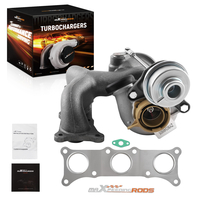 Turbo Turbocharger compatible for BMW 740i 740Li xDrive X6 35i N54 3.0L 2008-2015 TD03 Rear