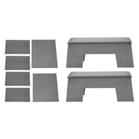 Underbed C Notch Kit compatible for Chevy C10/Compatible for GMC C15 1973-1987 C-notch