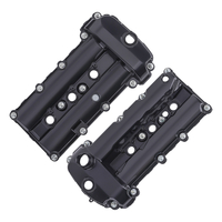 Upgraded Aluminum Valve Cover Set compatible for Jaguar S-Type 3.0L 2002-2008 LeftRight