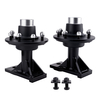 Upgraded Container Wheel Spindle Set 8x6.5 Hub Assembly Kit Complete Pair