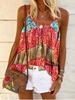 Anniecloth 1 Red Women Tops Holiday Polyester Spaghetti Beach Tops