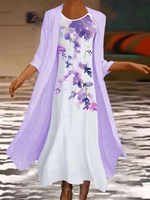 Anniecloth Midi Dresses For Women Purple 1 Outfits